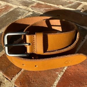 Timberland Brown Leather Belt 34